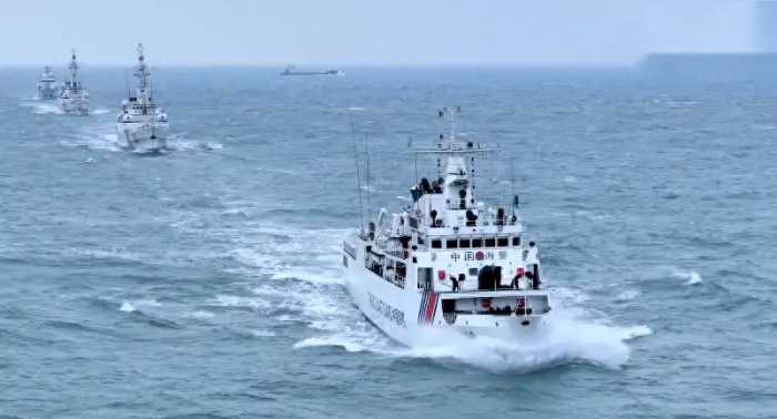 福建海警亮出巡航视频后，台湾退将发声，金门台军补给或被切断