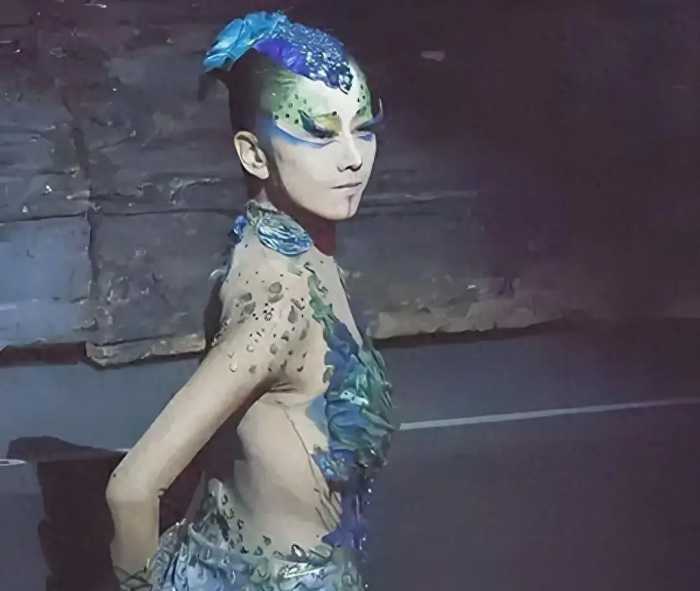 杨丽萍表演不穿衣服？服装都是彩绘的，镜头放大时有点“抢眼”